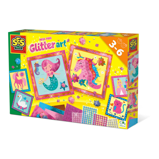 Ses Creative Children's Mess Free Glitter Art Unisex Three To Six Years Mul 14645