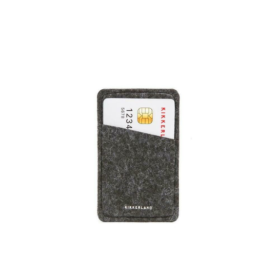Kikkerland Felt Safe Slot Universal Adhesive Phone Card holder