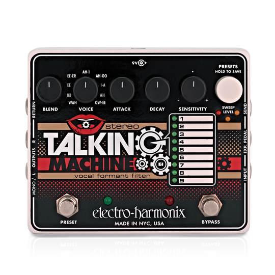 Electro Harmonix Stereo Talking Machine Vocal Formant Filter