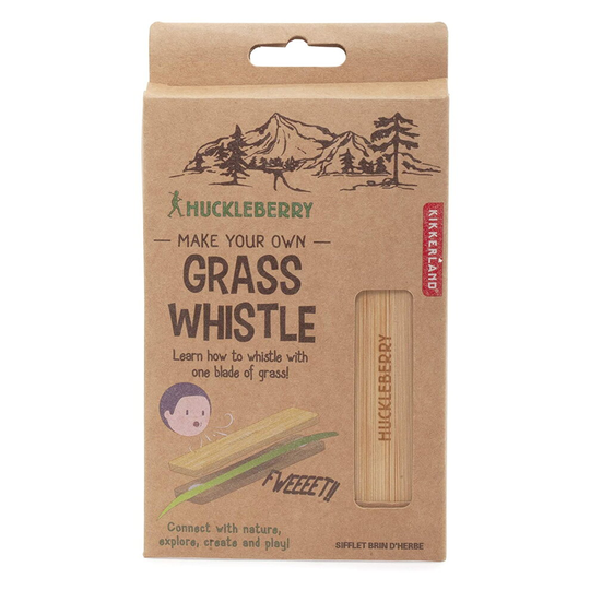 Kikkerland Huckleberry Make Your Own Grass Whistle Bamboo Outdoor Kids