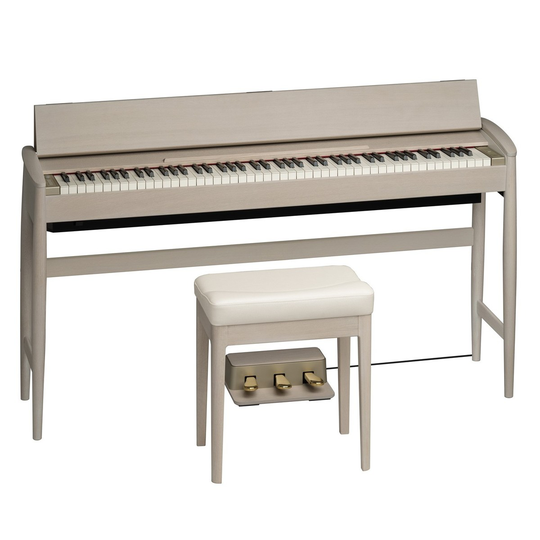 Roland Kiyola KF-10 Digital Piano with Stool Sheer White