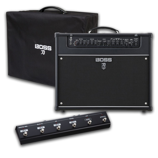 Boss Katana Artist MK-II with Cover and GA-FC Foot Controller