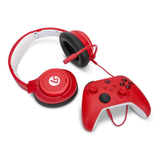 PowerA LucidSound LS10X Wired Gaming Headset for Xbox Series X S - Pulse Red