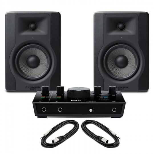 M-Audio AIR 192 6 Audio Interface and BX5-D3 Monitor Bundle