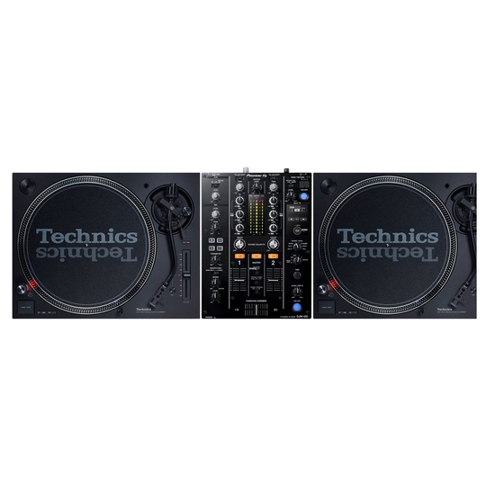 Technics SL-1210 MK7 Turntables with Pioneer DJM-DJM-450