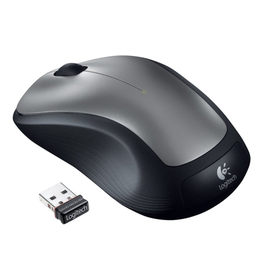 Logitech Full size Optical Wireless Mouse M310 SILVER