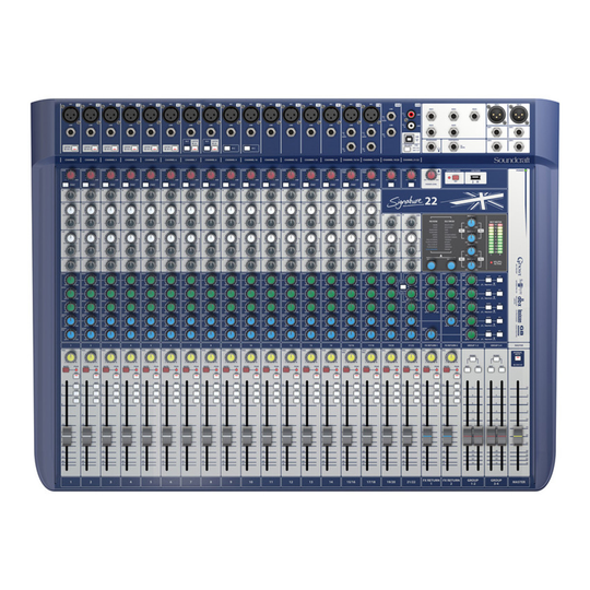 Soundcraft Signature 22 Analog Mixer with USB and FX