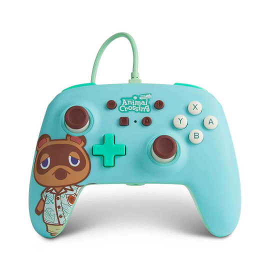 PowerA Enhanced Wired Controller for Nintendo Switch - Animal Crossing: Tom Nook