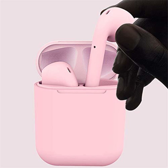(Pink) inPods Wireless Bluetooth Stereo Earphones-