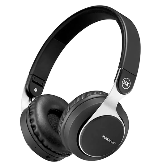 MIXX JX1 Bluetooth Wireless Foldable Headphones - Black