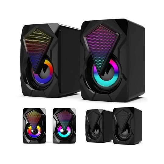 Portable Mini Computer Speakers USB Powered Stereo Music Player For Laptop PC
