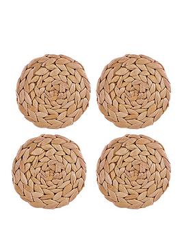 Creative Tops Naturals Water Hyacinth Placemats &Ndash; Set Of 4
