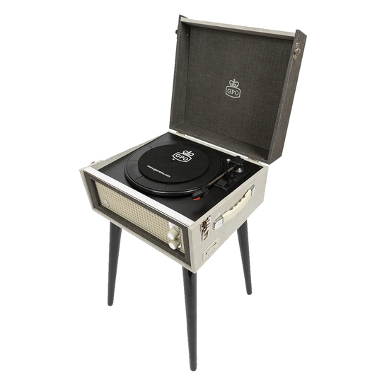 GPO Bermuda Turntable - Grey