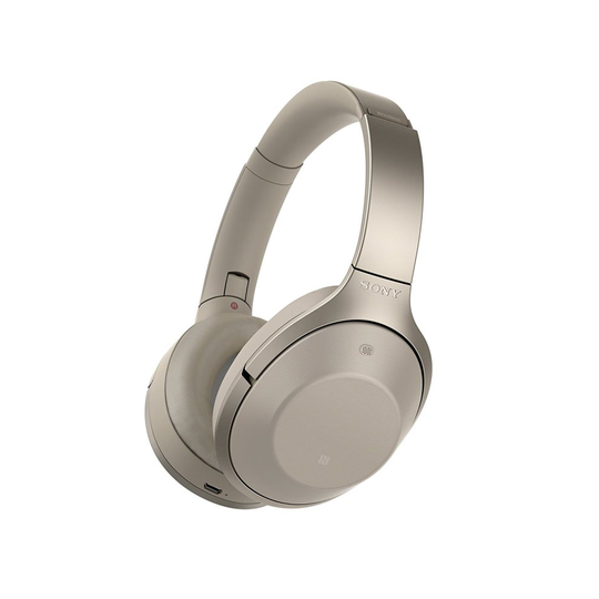 (Cream) Sony MDR-1000X Wireless Bluetooth Noise Cancelling Ambient Sound Touch Sensor High Resolution Audio Headphones