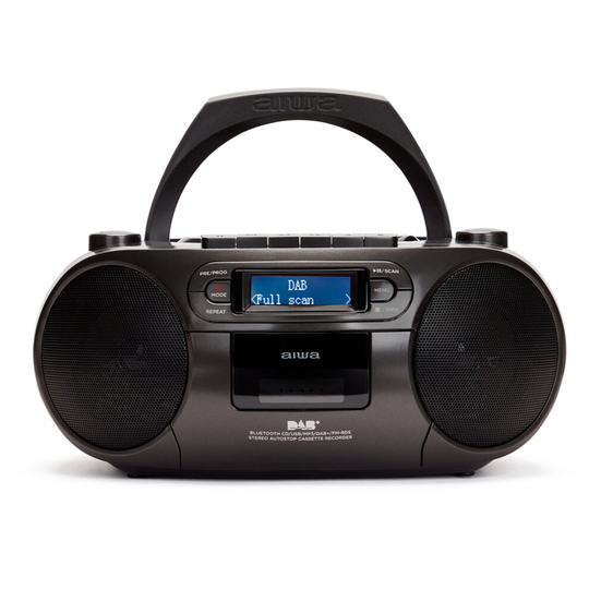 Aiwa BBTC-660DAB All in one Stereo Portable DAB+Radio/CD- Black