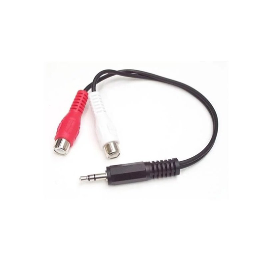 StarTech.com 6in Stereo Audio Cable - 3.5mm Male to 2x RCA Female
