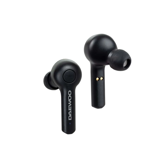 Daewoo TWS Earphones With Charge Pad Black