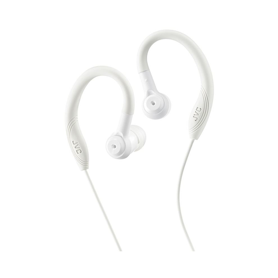 JVC HA-EC10/W Sports In Ear Headphone with Over Ear Clip - White