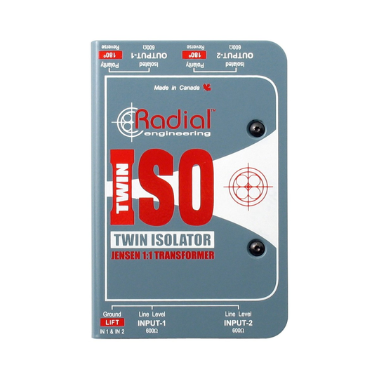 Radial Twin-Iso 2-Channel Line Level Isolator