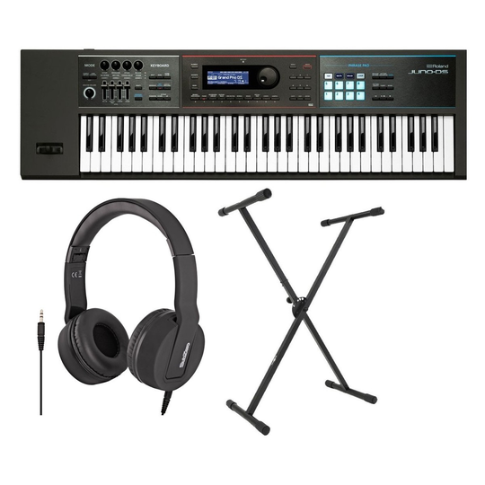 Roland Juno-DS61 61 Key Synthesizer With Stand & Headphones