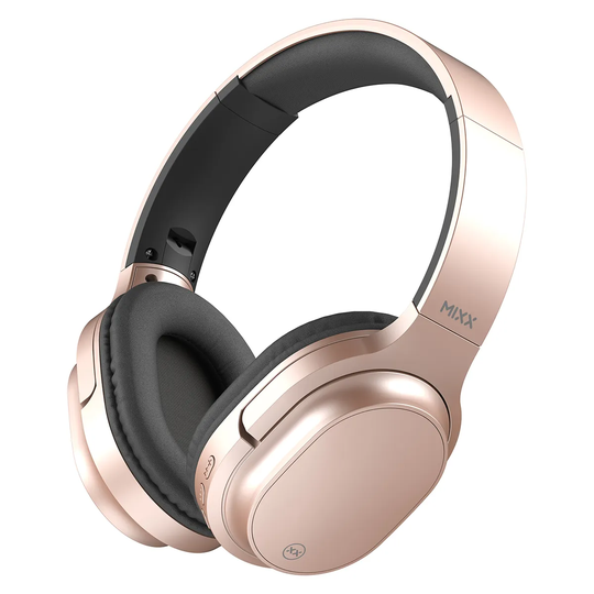 MIXX RX1 Bluetooth Wireless Foldable Headphones - Rose Gold