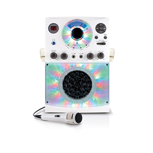 Singing Machine Karaoke Machine, White (SML385BTW)