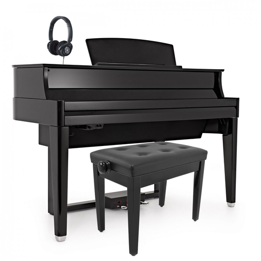 Yamaha N1X AvantGrand Hybrid Digital Piano Package Polished Ebony
