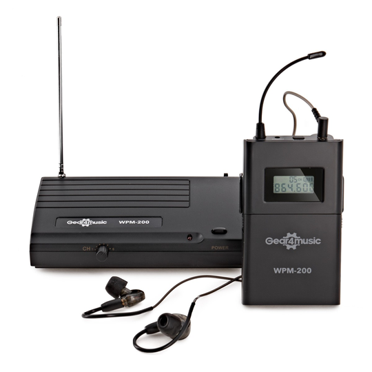 Wireless In Ear Monitor System by Gear4music