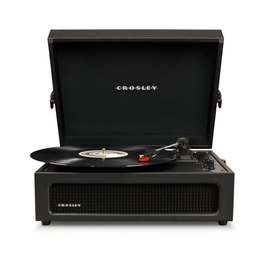 Crosley Voyager Black 3 Speed Turntable With Rca Output