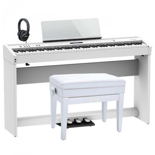 Roland FP-90X Home Piano Premium Bundle White