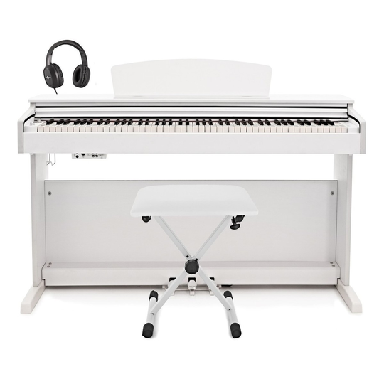 DP-10X Digital Piano by Gear4music + Accessory Pack White