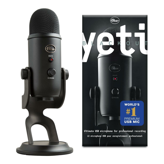 Blue Yeti USB Streaming, Gaming/ Podcasting Microphone-Black