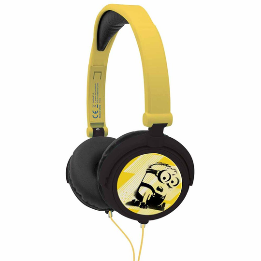 Despicable Me Minions Foldable Stereo Headphones with Volume Limiter