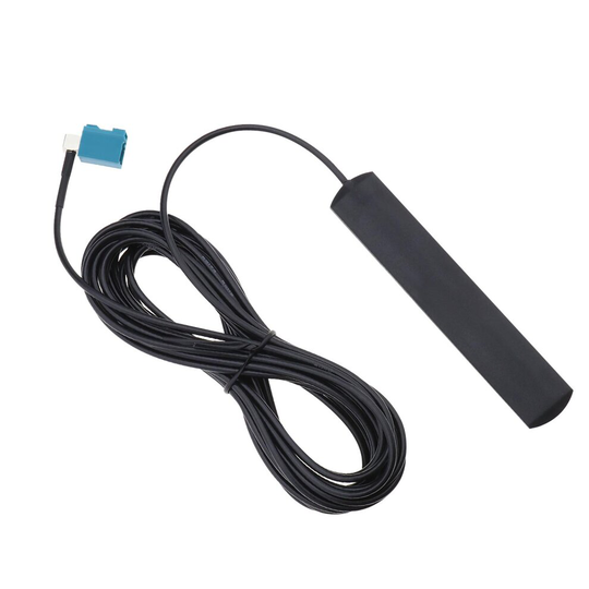 Car DAB FM Radio Antenna Car Stereo Antenna Fakra Z Adapter 5m Stick On