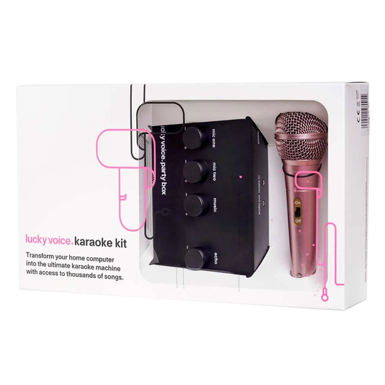 Lucky Voice Karaoke Machine Rose Gold