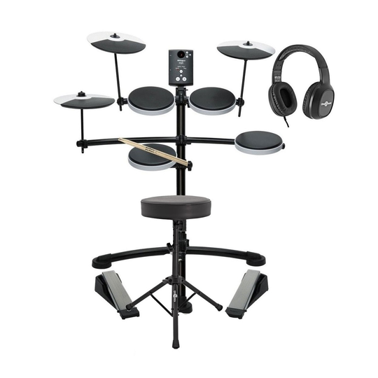 Roland TD-1K Electronic Drum Kit with Stool Sticks and Headphones