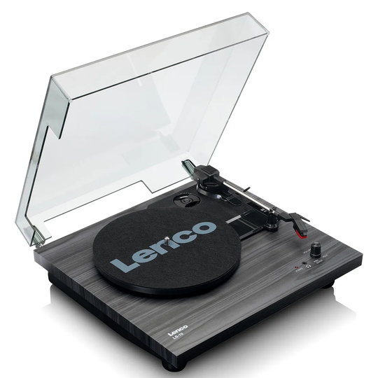 Lenco LS-10BK Turntable with Built-in Speakers - Black