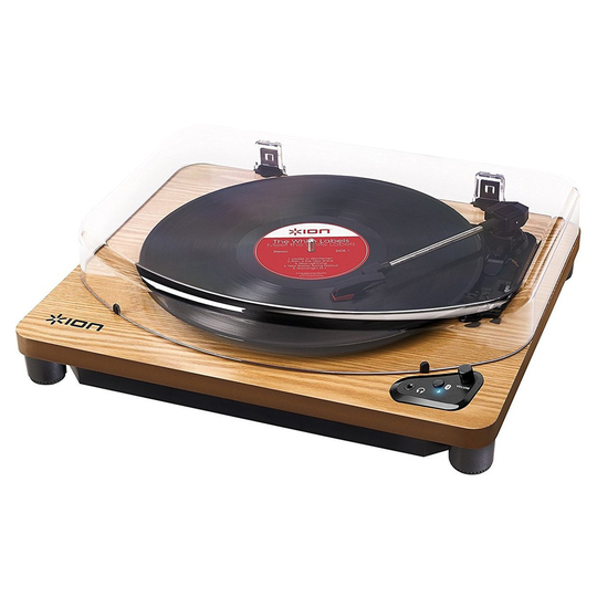 ION Audio Air LP Bluetooth Turntable with USB Conversion Wood