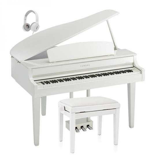 Yamaha CLP 765 Digital Grand Piano Package Polished White