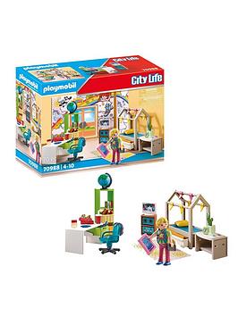 Playmobil 70988 Teenager's Room, One Colour
