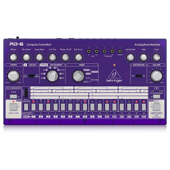 Behringer RD-6 Drum Machine Purple