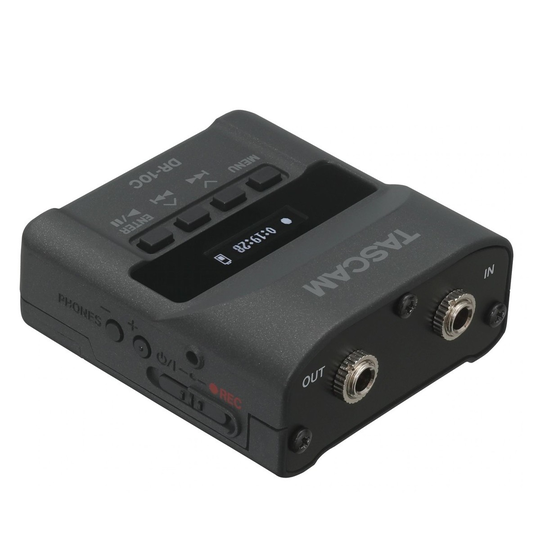 Tascam DR-10CS Recorder for Sennheiser Lavalier Mic