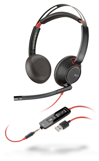 Plantronics Blackwire C5220 3.5mm + USB-A Stereo Headset