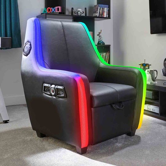X Rocker Premier Maxx 4.1 Neo Motion RGB Arnchair with storage