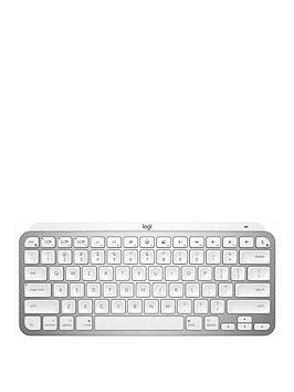 Logitech Mx Keys Mini For Mac Minimalist Wireless Illuminated Keyboard - Pale Grey