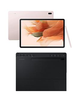 Samsung Galaxy Tab S7 Fe 128Gb 5G Light Pink With Free Keyboard Case