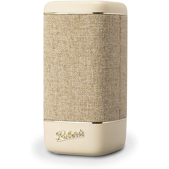 Roberts Beacon 330 Bluetooth Speaker with EQ & Stereo Pairing - Pastel Cream
