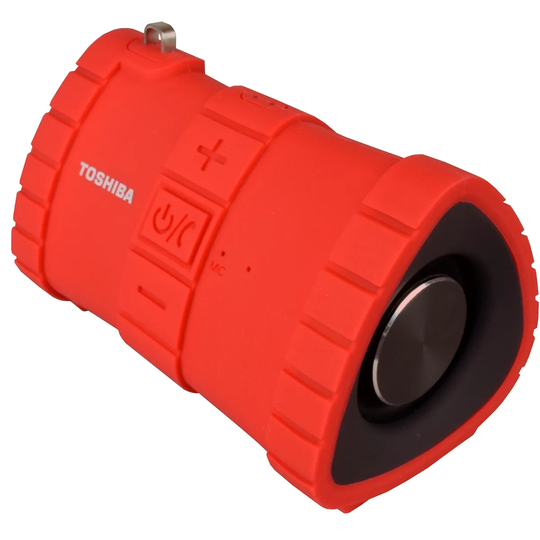 Toshiba TY-WSP100 Portable Waterproof Bluetooth Speaker - Red