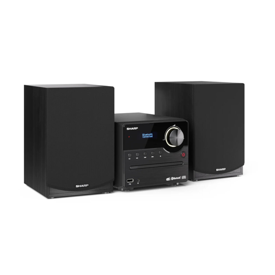 Sharp XL-B517D(BK) Micro Sound System with DAB+ Digital, Bluetooth & CD Playback