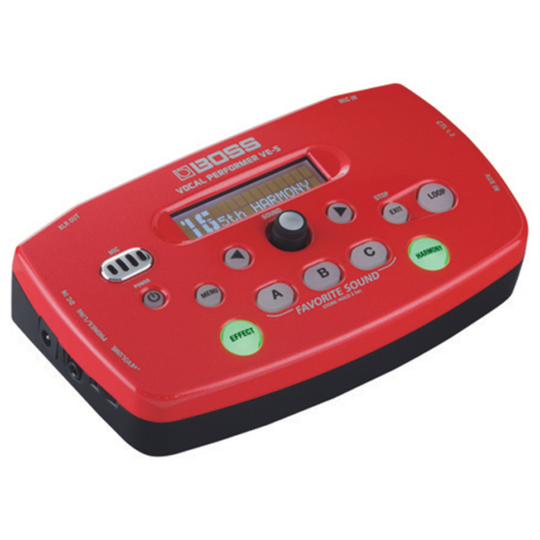 Boss VE-5 Vocal Performer Vocal Processor Red